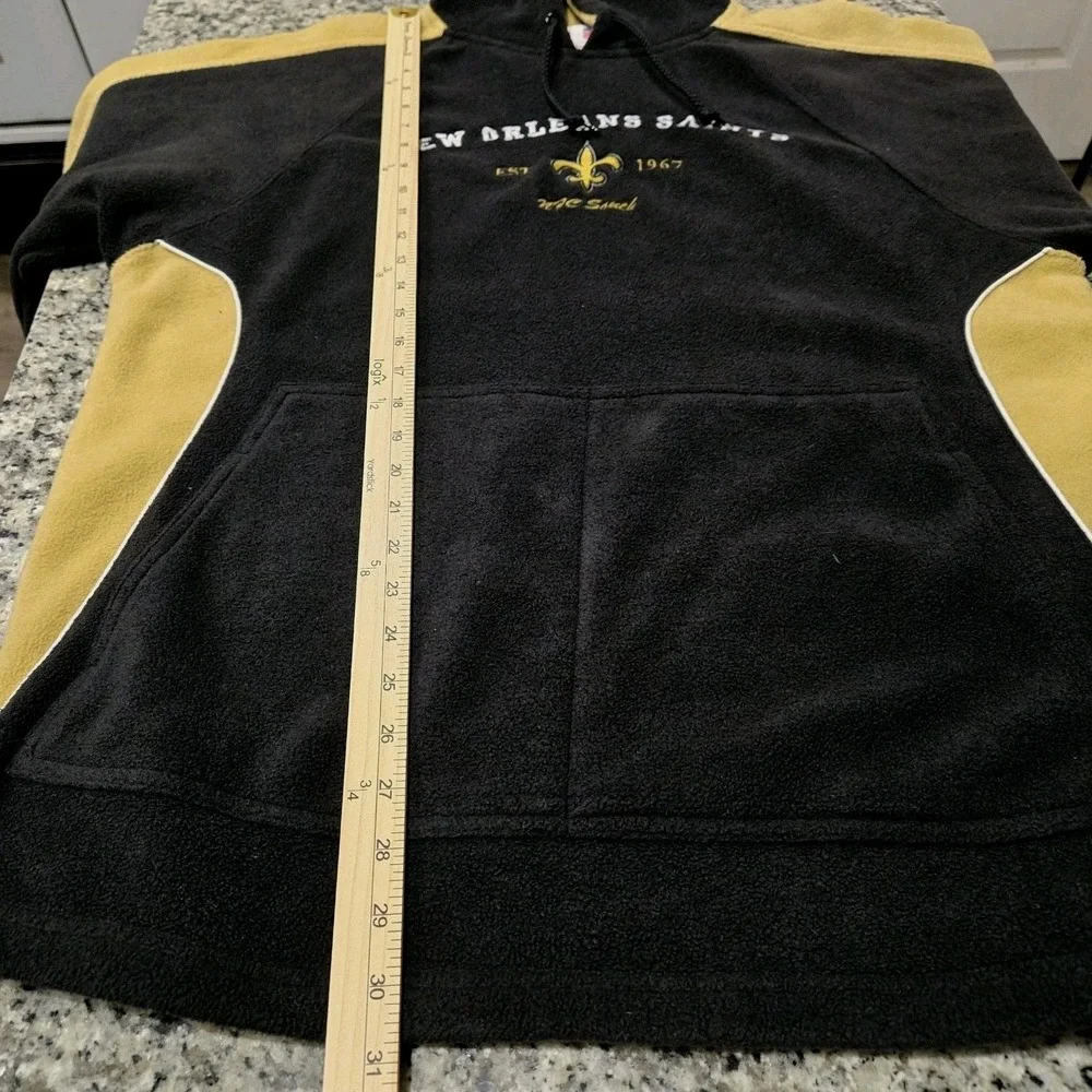 New Orleans Saints NFL Hoodie Sweatshirt Unisex Large Mardi Gras - Picture 7 of 8